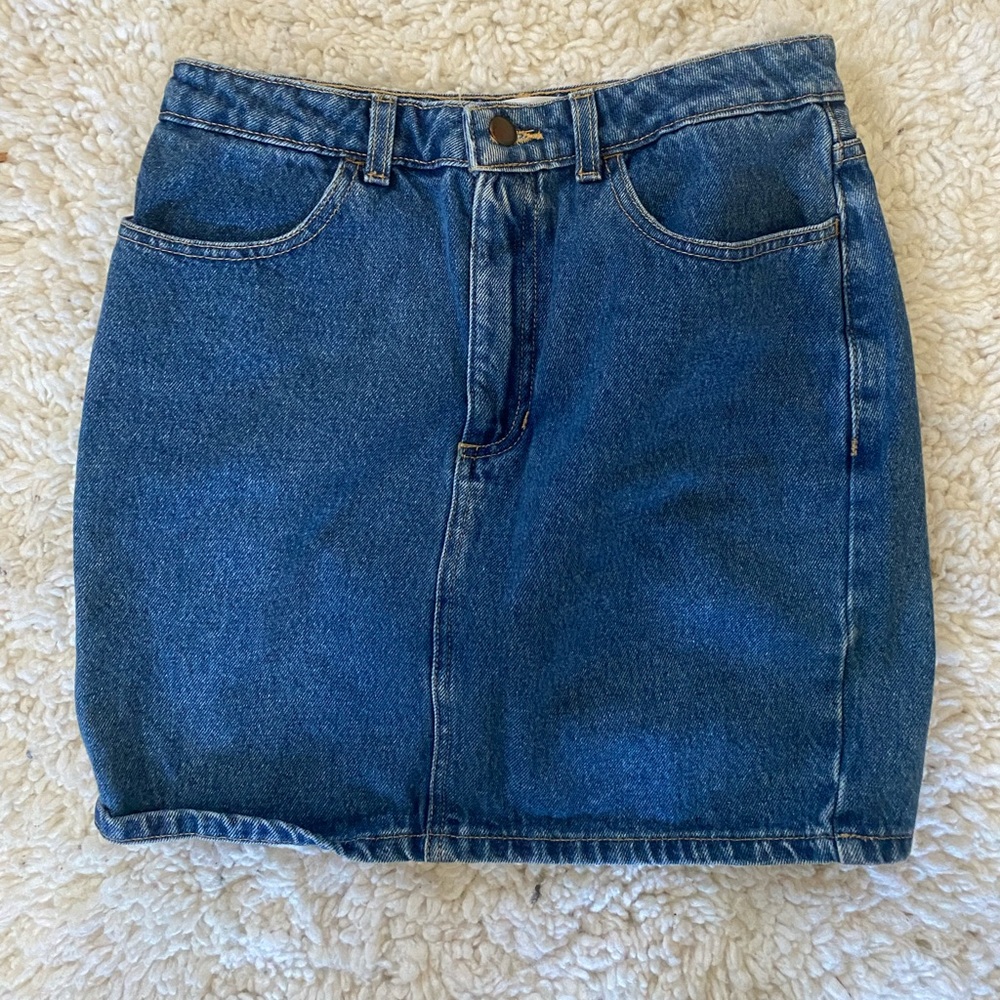 American Apparel Denim Skirt